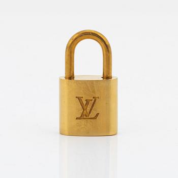 Louis Vuitton, padlock with keys.