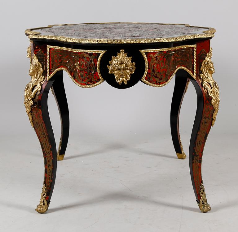 SKRIVBORD, boullearbete, Frankrike, 1800-talets mitt.