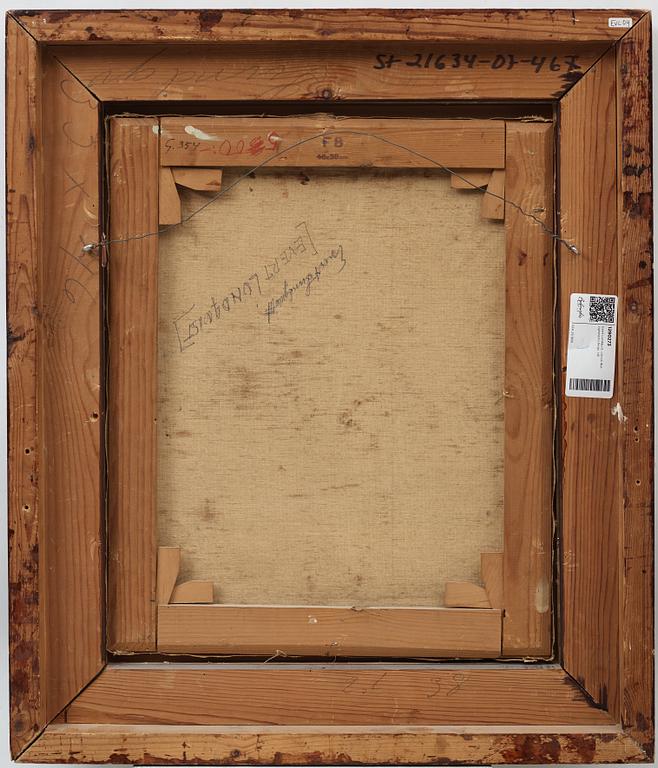 Evert Lundquist, oil on canvas, signed verso.