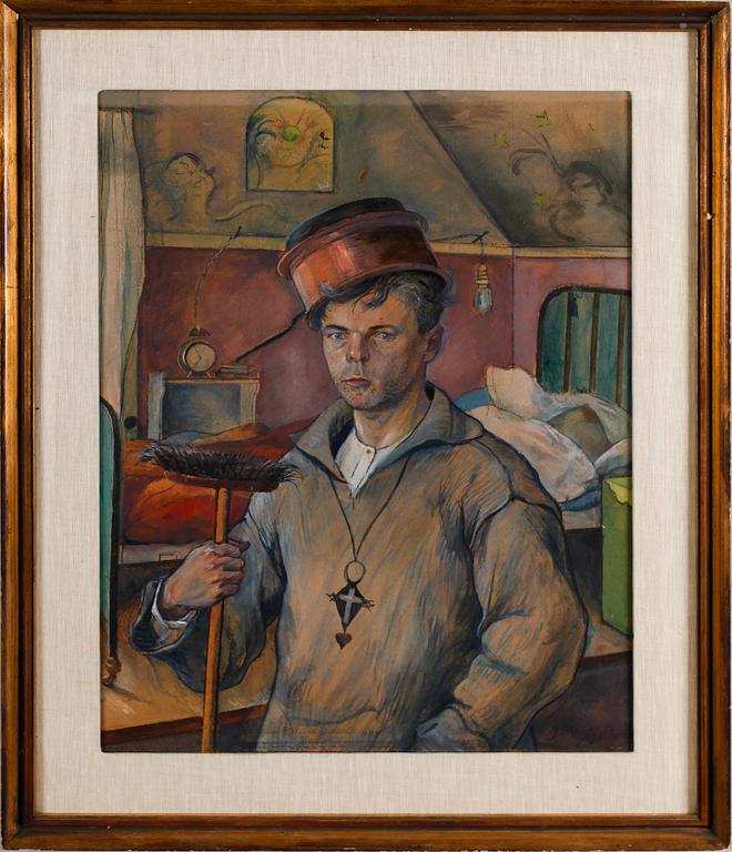 BERTIL NORÉN, blandteknik, signerad och daterad -23.