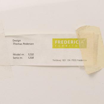 Thomas Pedersen, a laminate "Icicle 1230" coffee table for Fredericia furniture Denmark.