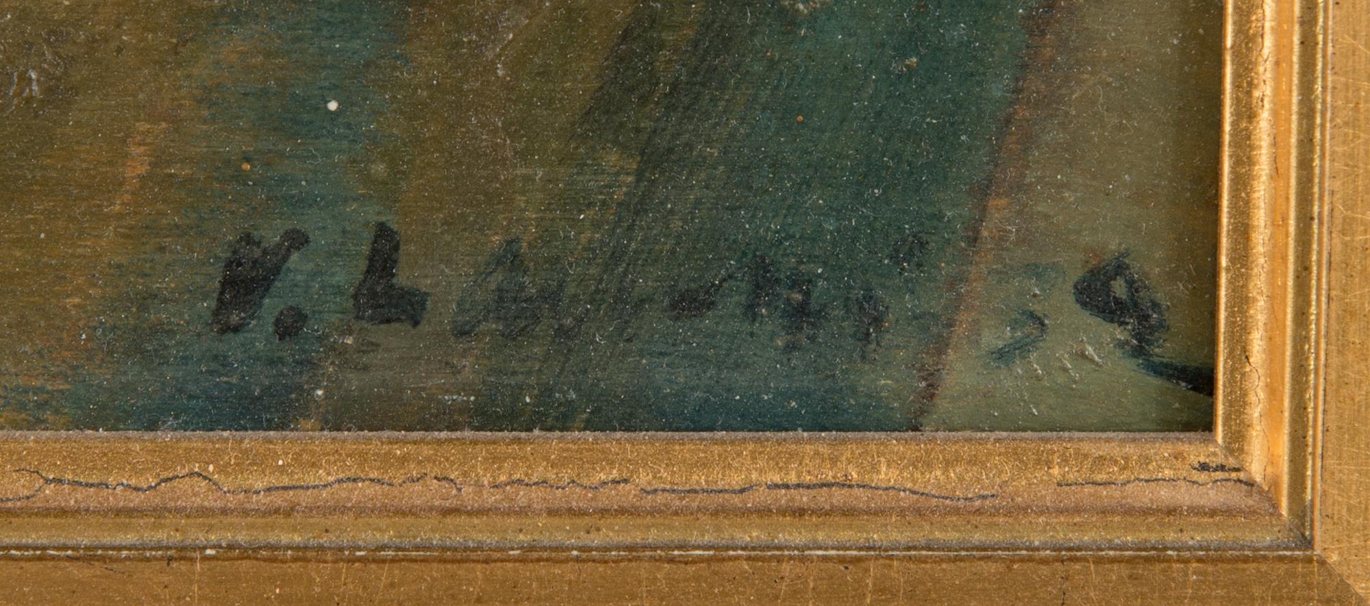 Vilho Lampi, "Flickan och katten".