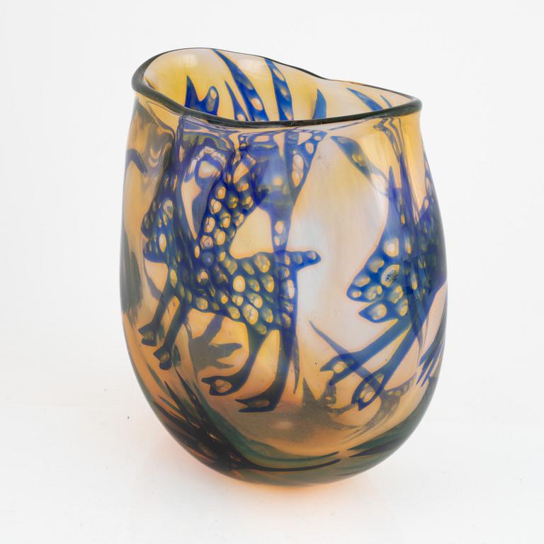Ulrica Hydman-Vallien, vase, unique, Boda, Åfors, Sweden.