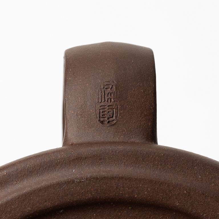 Tekannor, tre stycken, yixing, Kina, 1980-/90-tal.