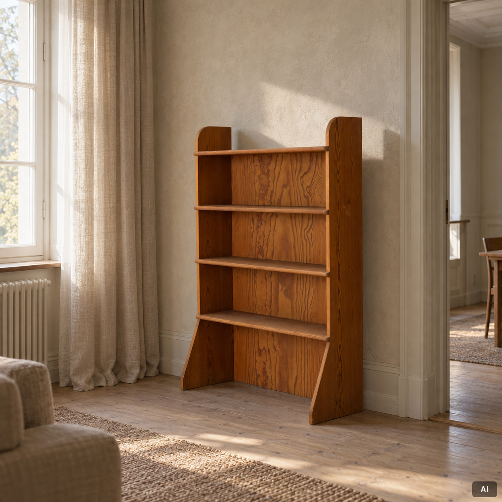 Bookcase, sports cabin model, 1930s–40s.