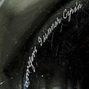 SKÅL, glas, "Sofiero", Gunnar Cyrén, Orrefors, 1900/2000-tal.