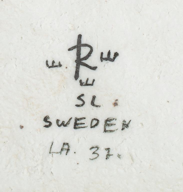 VÄGGRELIEF, porslin, Sylvia Leuchovius, Rörstrands Ateljé.