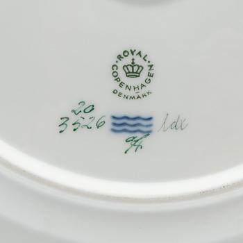 Plate Flora Danica Royal Copenhagen Denmark porcelain.