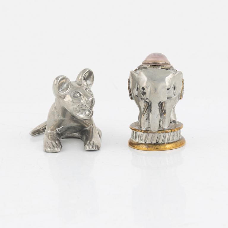 Estrid Ericson, attributed to. Two seal stamps, Firma Svenskt Tenn.