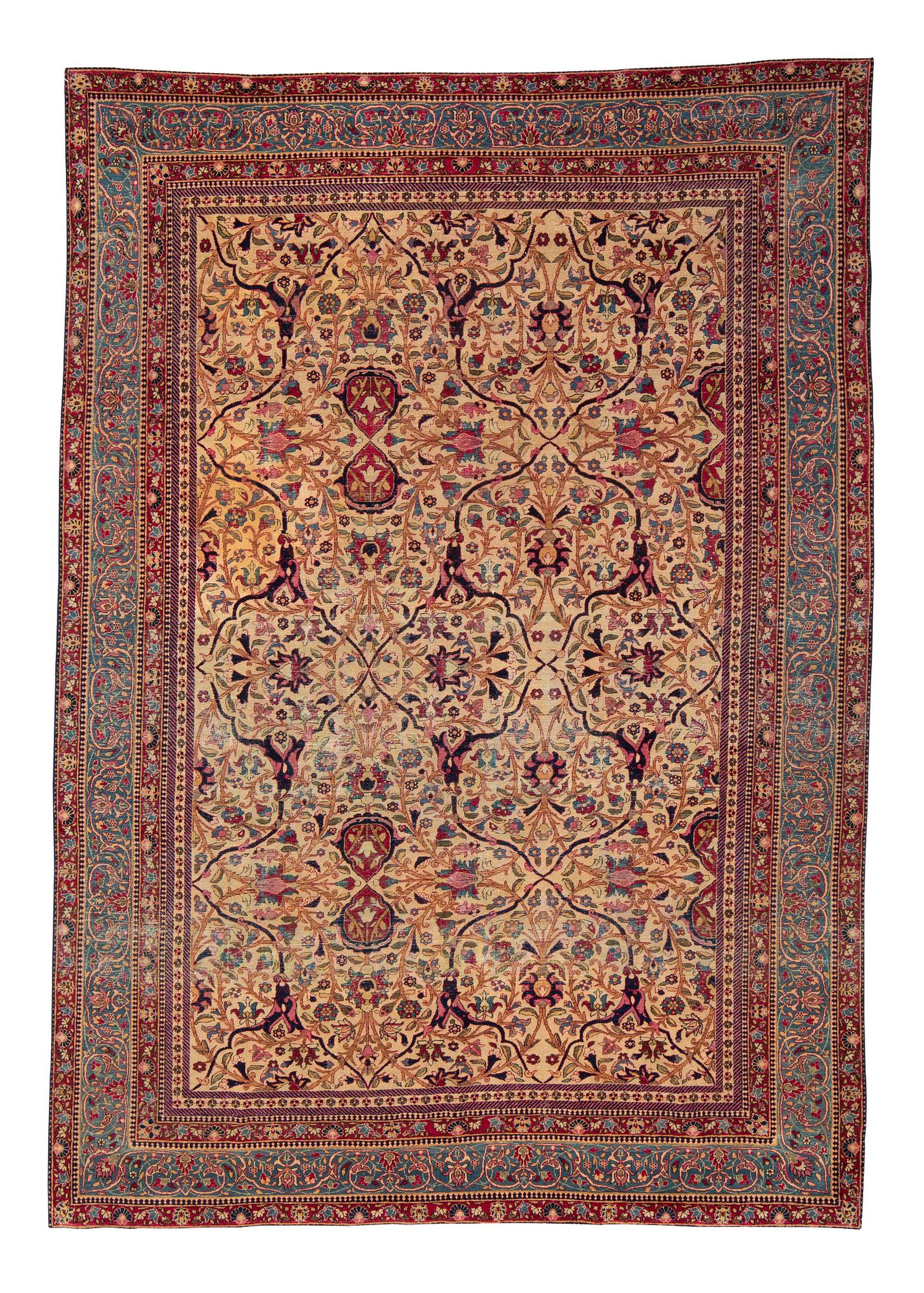 Matta, antik Teheran, ca 281 x 200 cm.