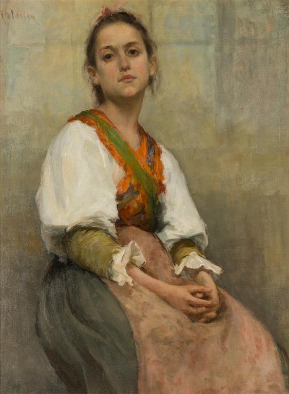 Pekka Halonen, "Italian girl".