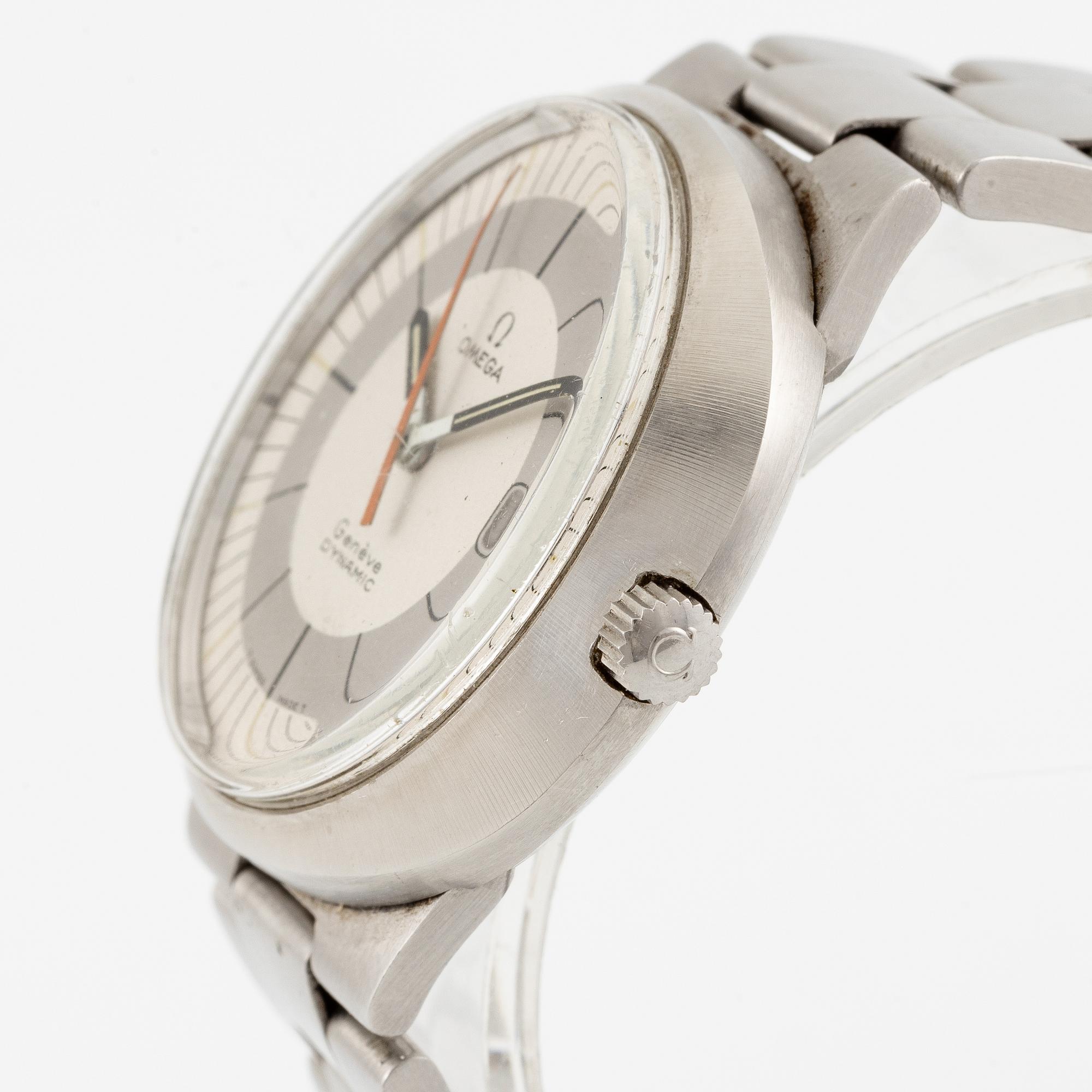 Omega, Genève, Dynamic, wristwatch, 41,5 x 36,5 mm,.