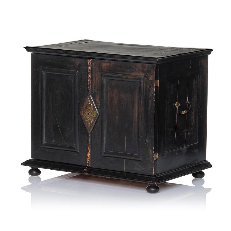 Kabinettskåp, Holland, sent 1600-tal, Barock.