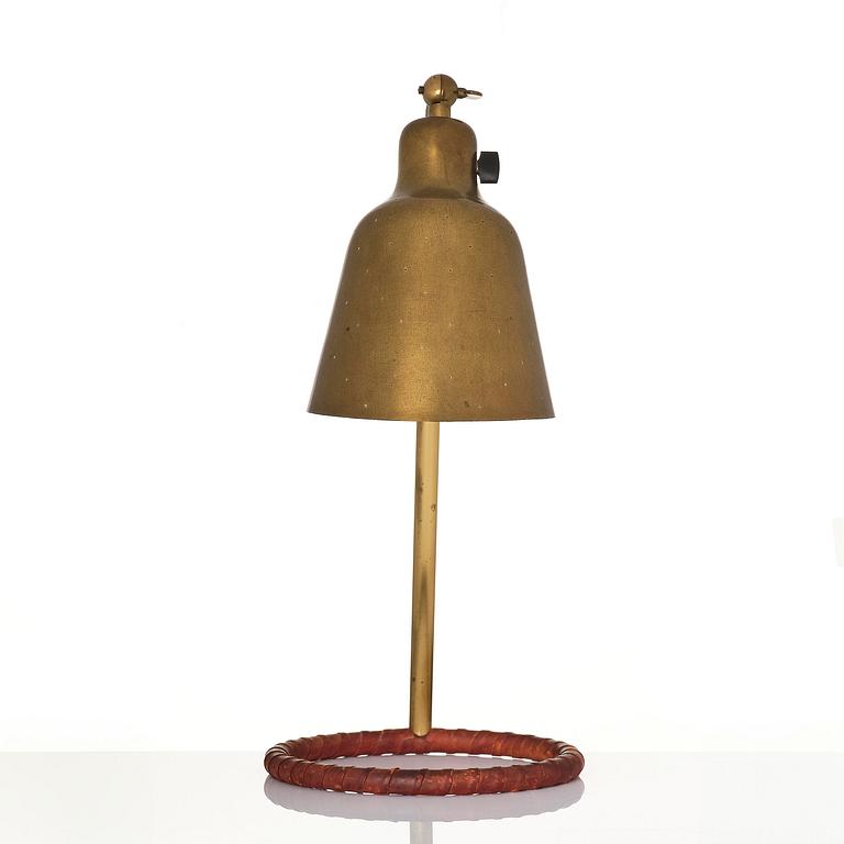 Hans Bergström, bordslampa, modell "711", ateljé Lyktan, Åhus, 1940-tal.