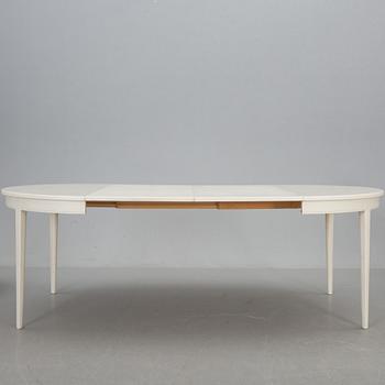 MATGRUPP, 6 delar + 2 iläggsskivor, "Herrgården", Carl Malmsten, Bodafors, 1900-talets andra hälft.