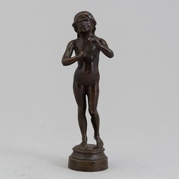 HUGO ELMQVIST, sculpture, bronze, signed.