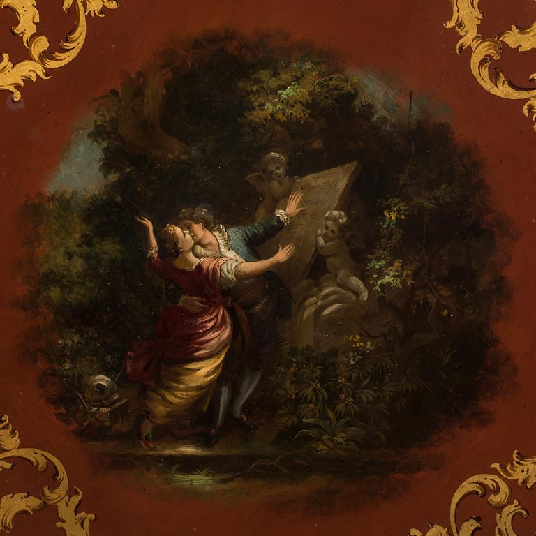 SOFFBORD, rokokostil. 1900-tal.