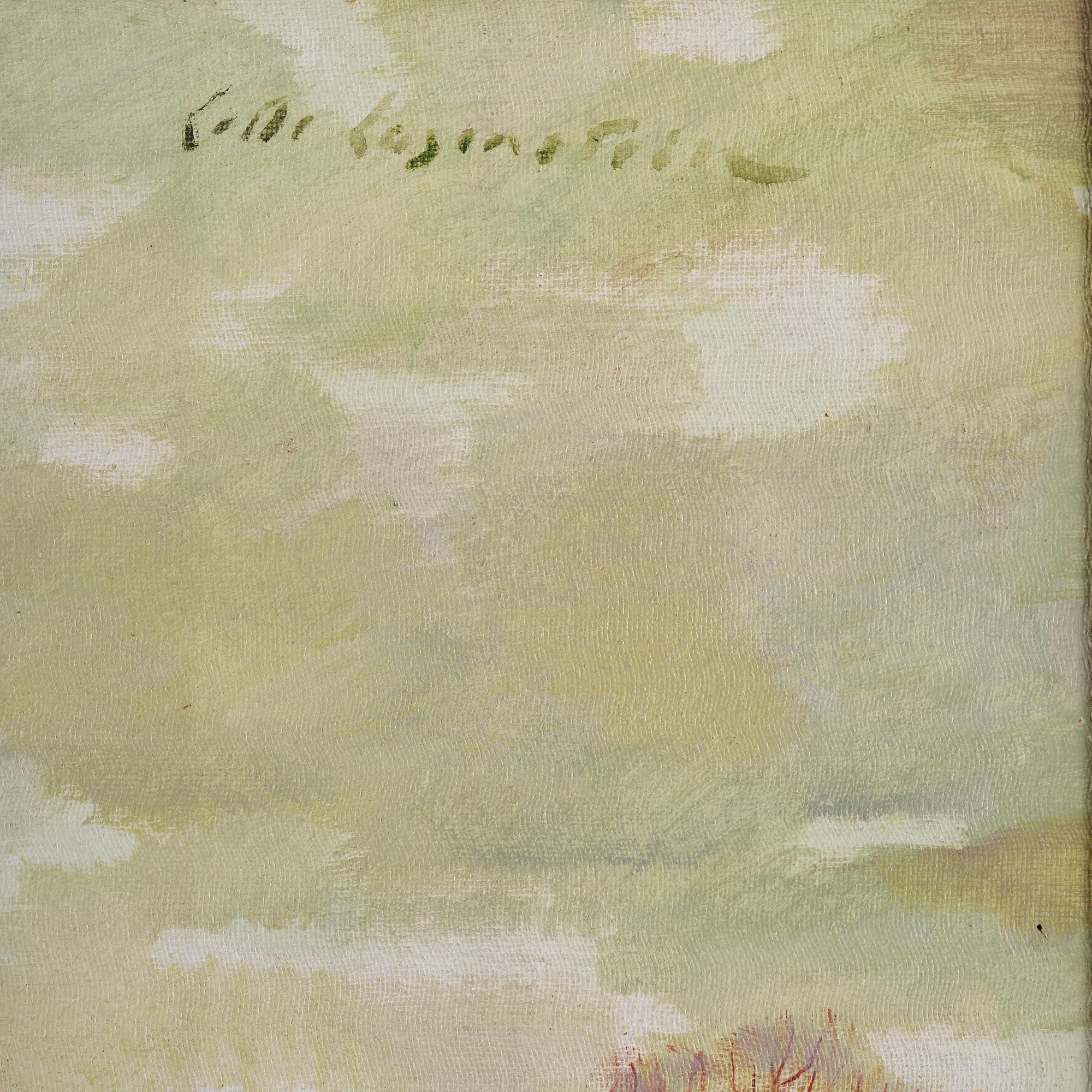 Lotte Laserstein, Fantasy landscape with people.