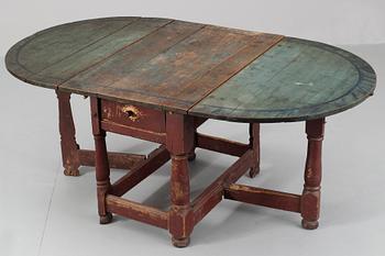 A Swedish 18th/19th cent table, Dalarna.