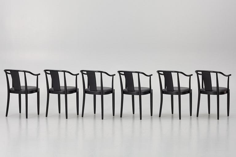 Peter Celsing, karmstolar, 6 st. modell 1514, Gemla Diö, 1994.