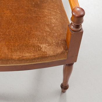 Six Finnish/Russian armchairs from the 19th century.