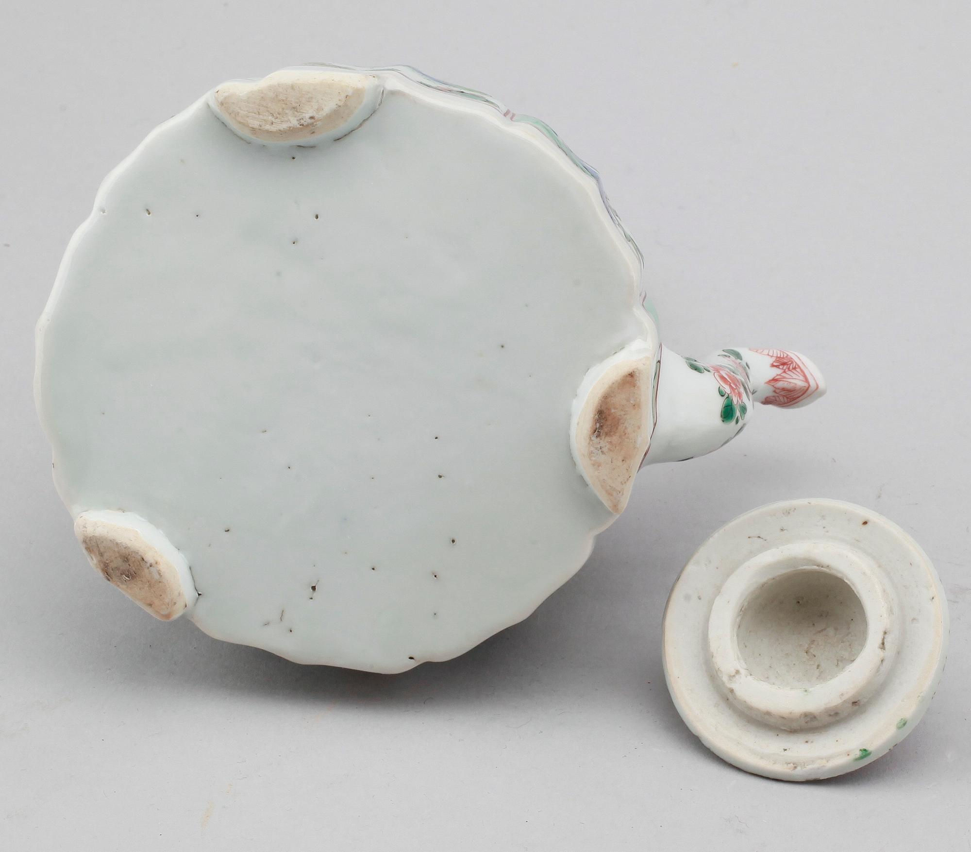 TEKANNA, porslin, Kina, Kangxi 1662-1722.