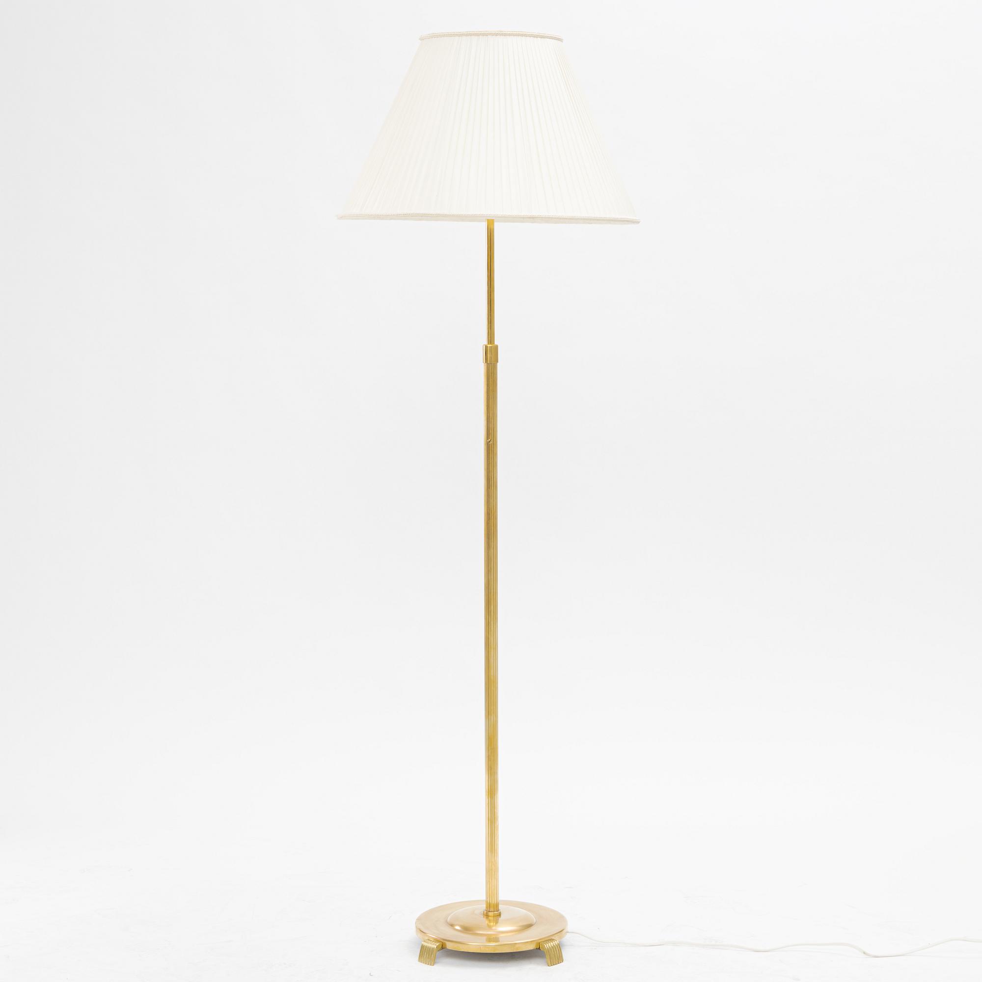 Bertil Brisborg, golvlampa, modell "32753", Nordiska Kompaniet, 1950-tal.