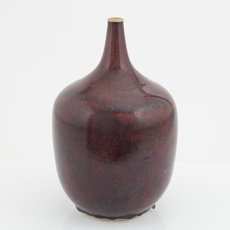 Henning Nilsson, a stoneware vase, Höganäs, Sweden, 1974.