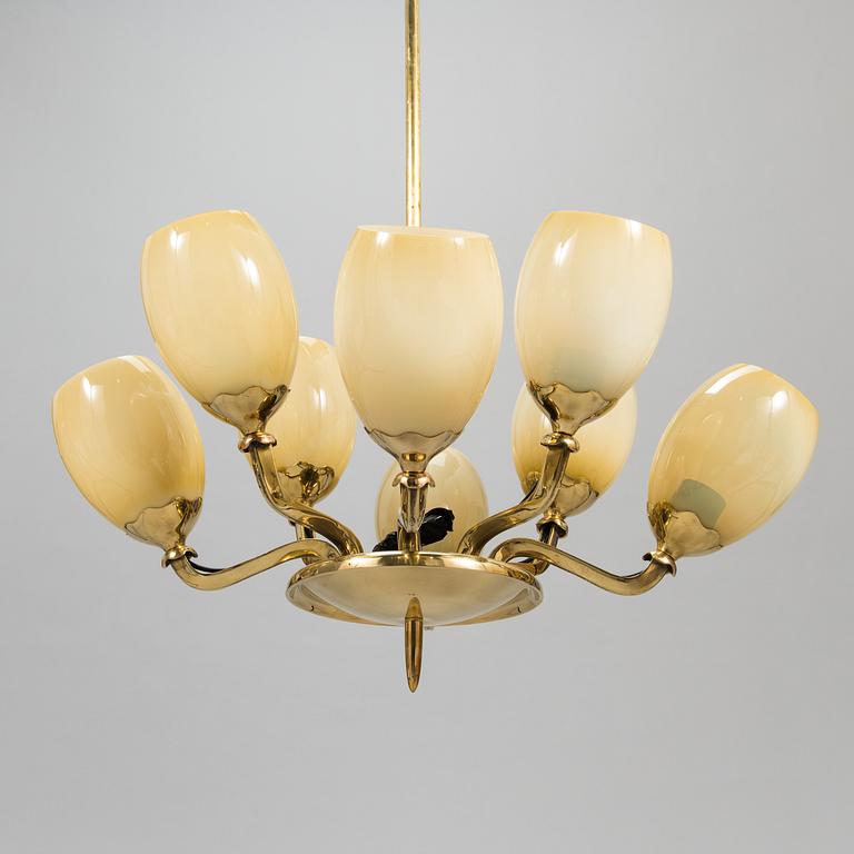 Paavo Tynell, a mid-20th century chandelier for Idman.