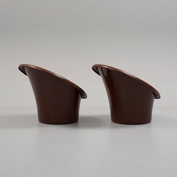 FÅTÖLJER, ett par, "Skopa", Olle Gjerlöv-Knudsen och Torben Lind för Ikea, modellen formgiven 1974.