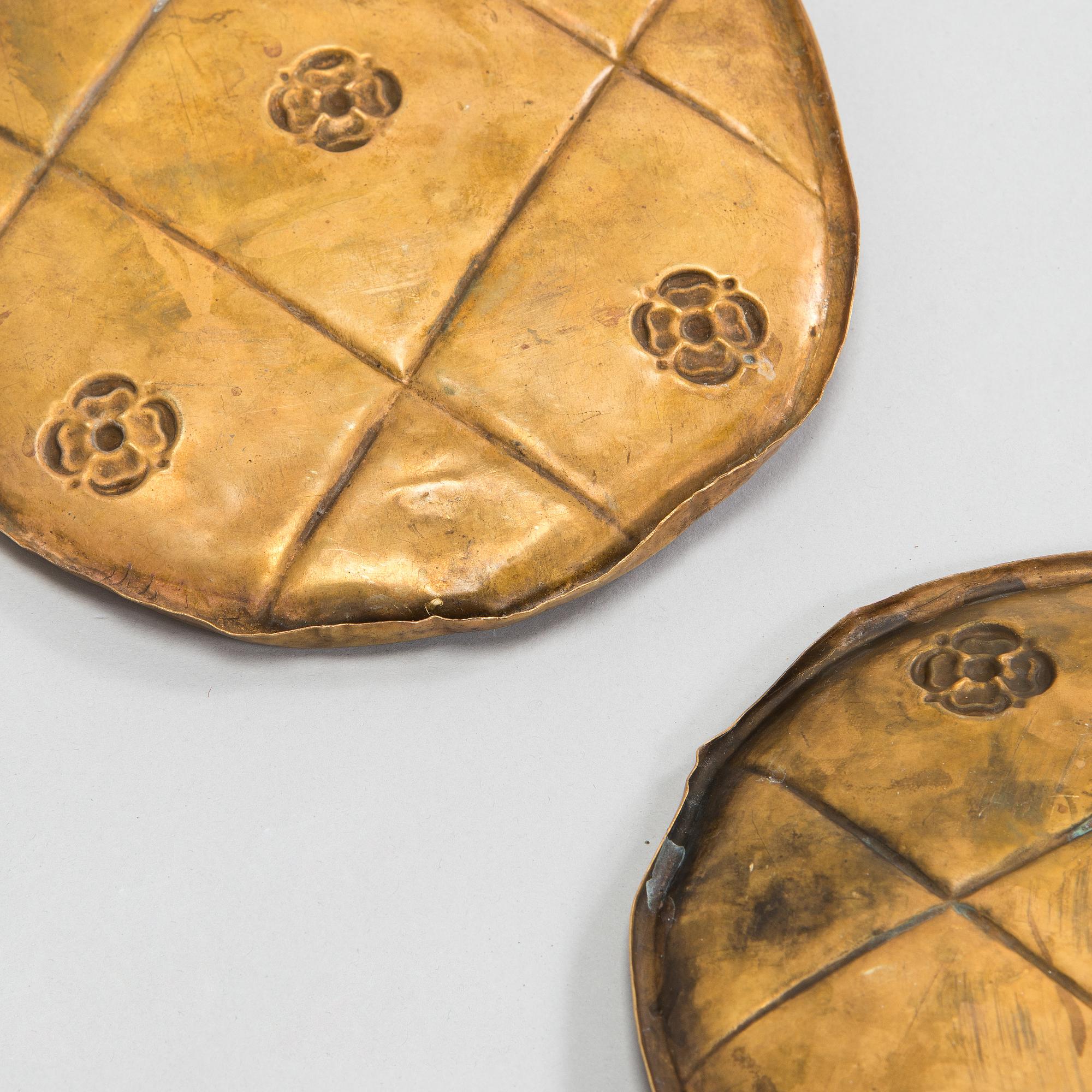 Paavo Tynell, a pair of 1920's wall sconces '7011' for Taito Finland.