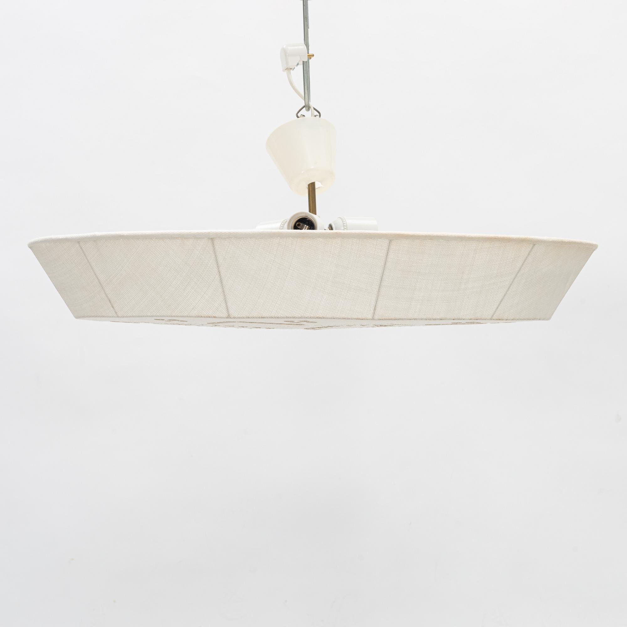 A Swedish Modern ceiling lamp, 1940's/50's.