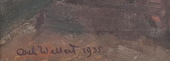 AXEL WALLERT, Olja på duk, signerad och daterad 1935.
