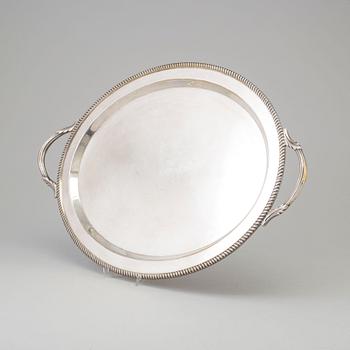 A silverplated tray, WMF, Germany, 1920´s.