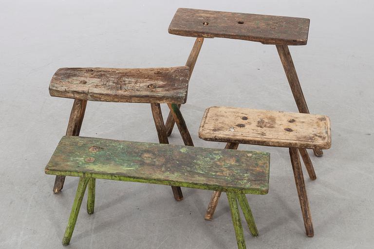 PALLAR, 4, st, allmoge, omkring 1900.