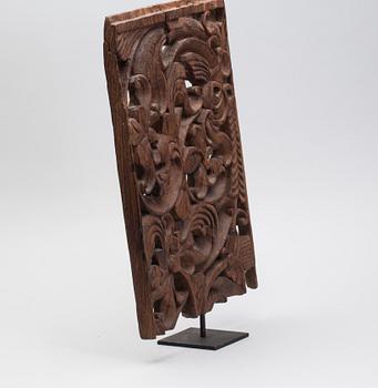 DEKORDEL, trä, orientalisk.