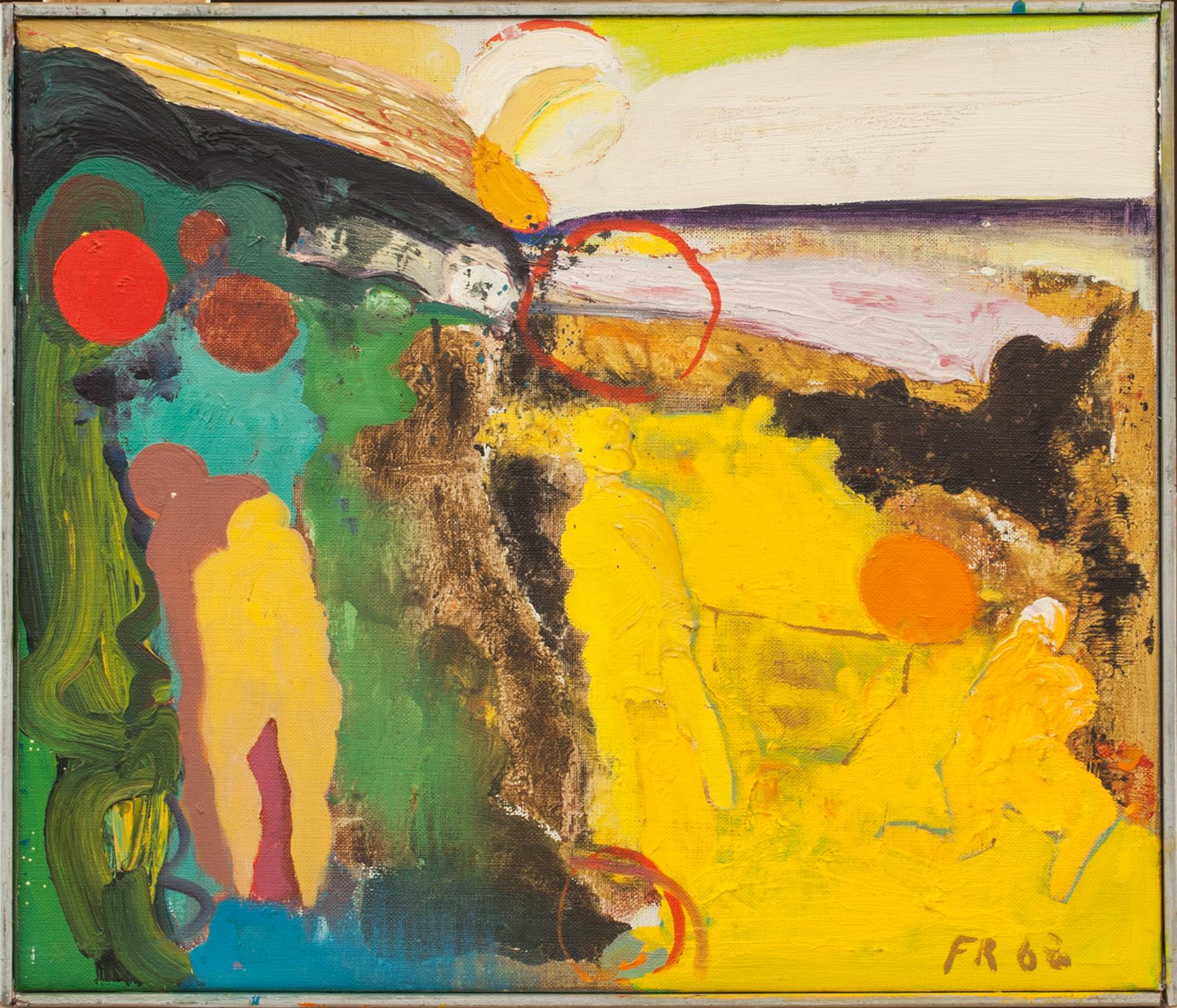 FREDRIK ROHDE, olja på duk, signerad och daterad 68.