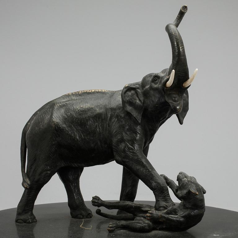 SKULPTUR, brons, omkring 1900.