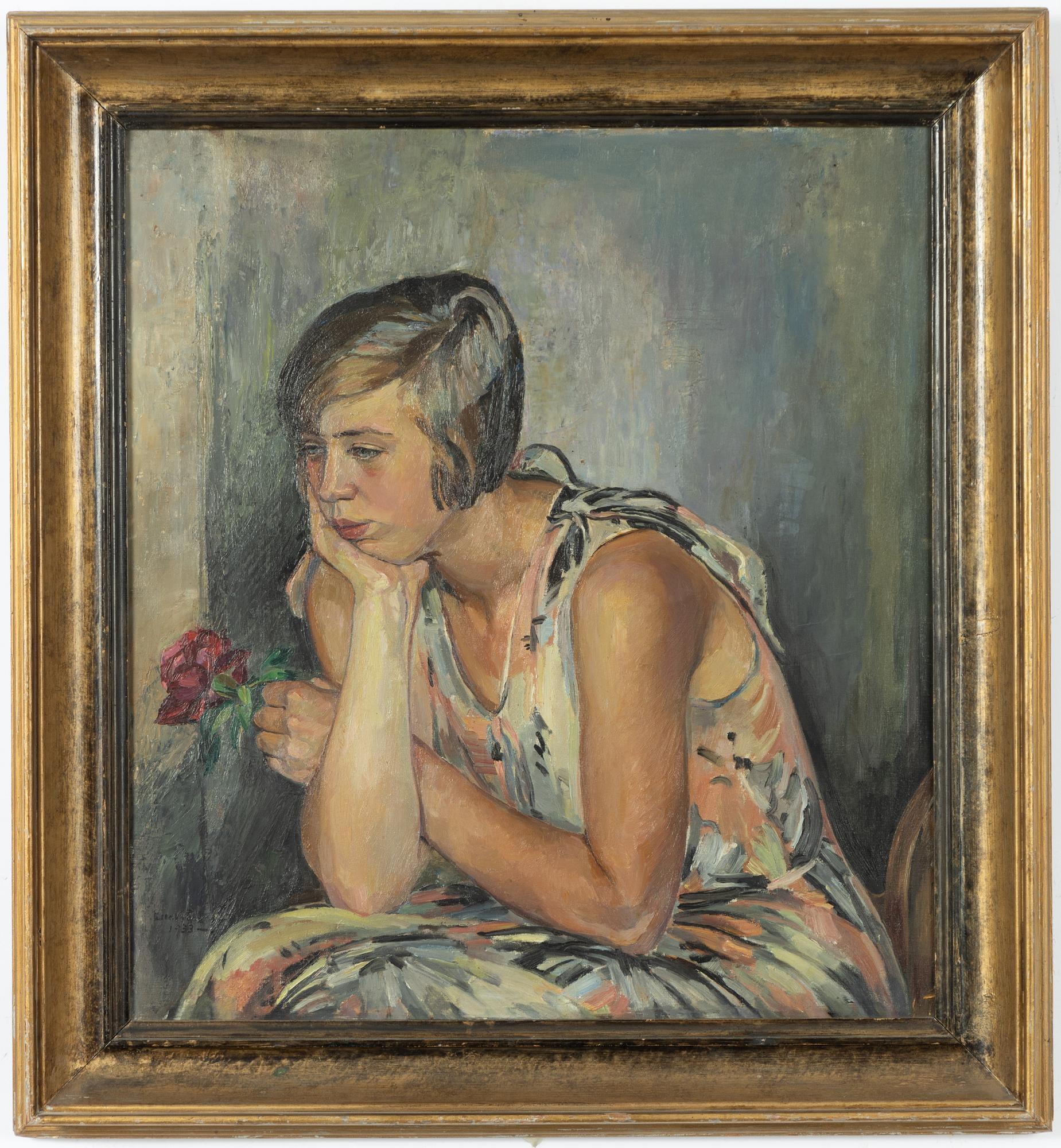 Ella Wanner, Portrait of a Young Woman.