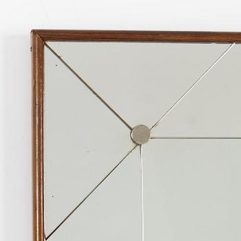 Mirror, second half of the 20th century, Glass & Wood.