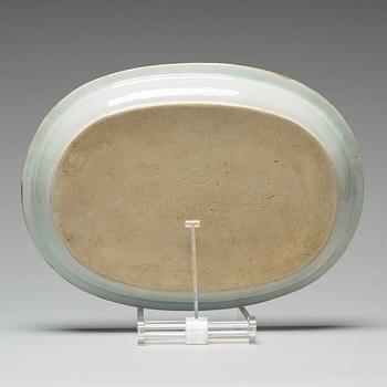 FAT, kompaniporslin. Qingdynastin, Qianlong (1736-95).