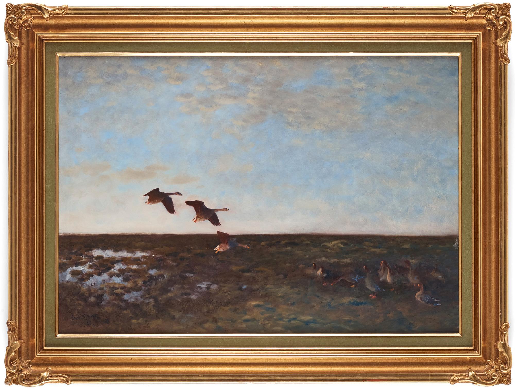 Bruno Liljefors, Geese.