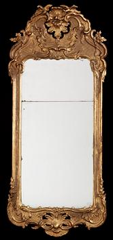 A Swedish 18th Century Rococo mirror.