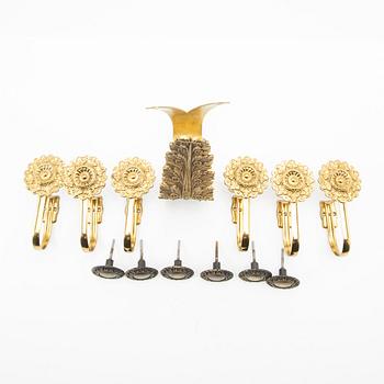 Gardinomtag, 6 +1 + 6, 13 st, bl a Ralph Lauren, 1900-talets slut/2000-talets början.