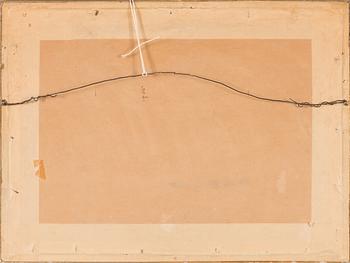 Louis Sparre, partly handcoloured litograph, signed and dated 1910. Dedication.