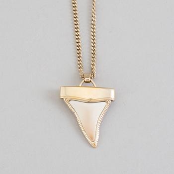 a Givenchy 'Shark tooth' necklace.