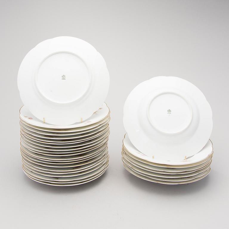 A 52-piece set of tableware in porcelain from Rosenthal, around year 1900.