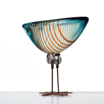 Alessandro Pianon, a "Pulcino" glass bird, Vistosi, Italy 1960's.