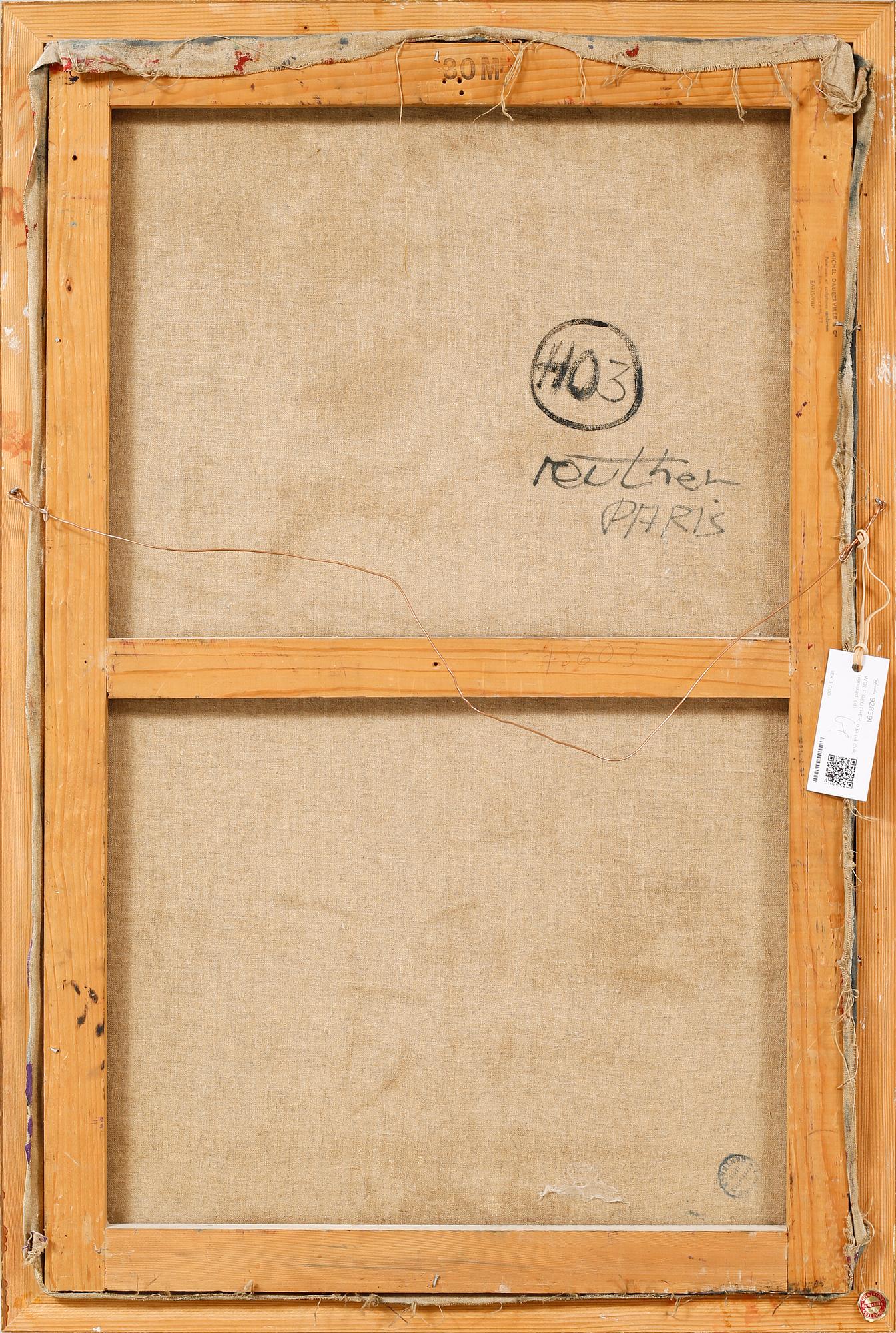 WOLF REUTHER, oil on canvas, signed.