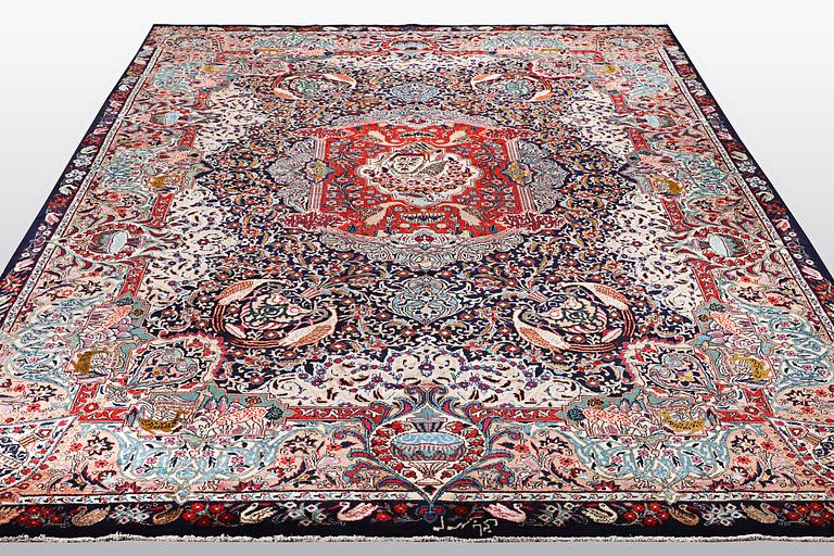 Matta, Kashmar, signerad, ca 406 x 298 cm.